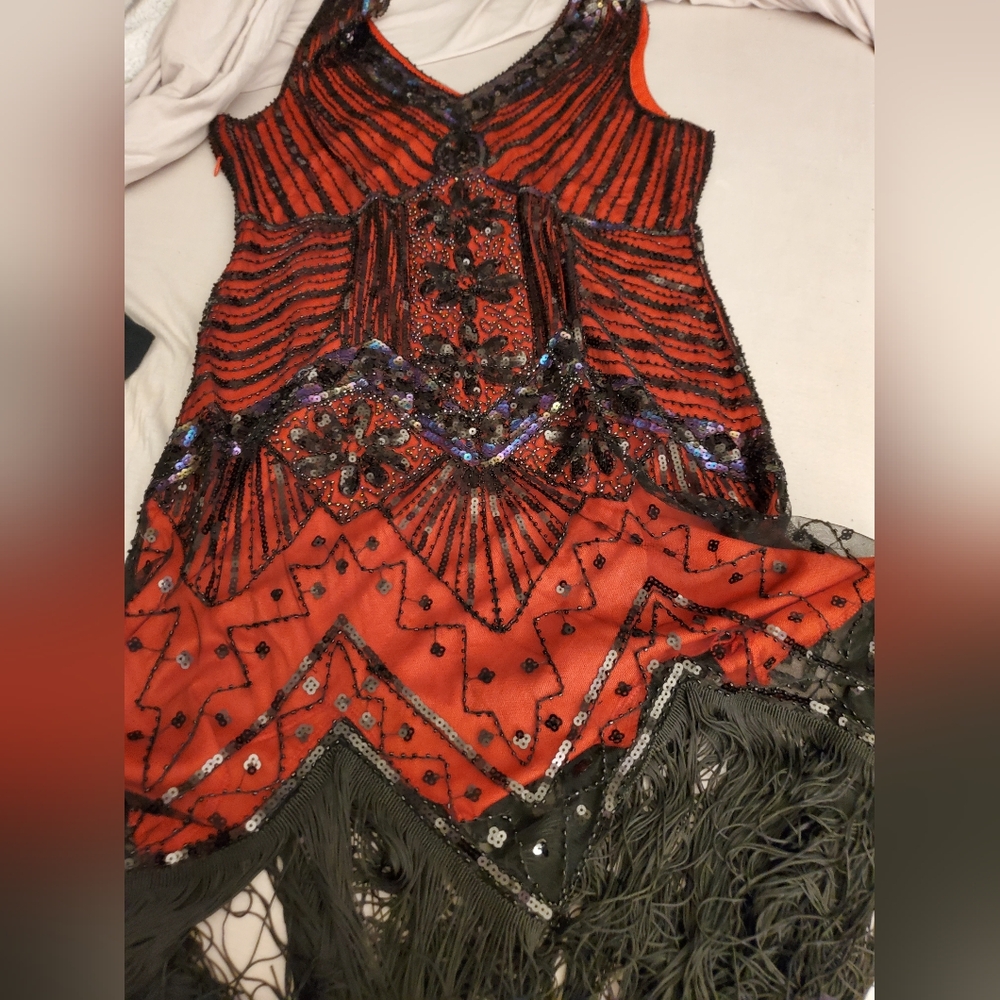 1920s fringe Halloween dress